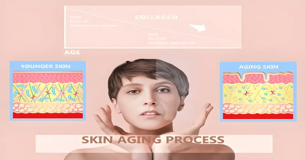 امرأة شابة سعيدة بعد تطبيق روتين طبيعي مكثف يهدف إلى تجديد خلايا البشرة.