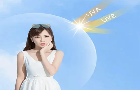 زجاجات واقي شمس مع لمسة مطفأة مثالية كـ واقي الشمس للبشرة الدهنية والحساسة.