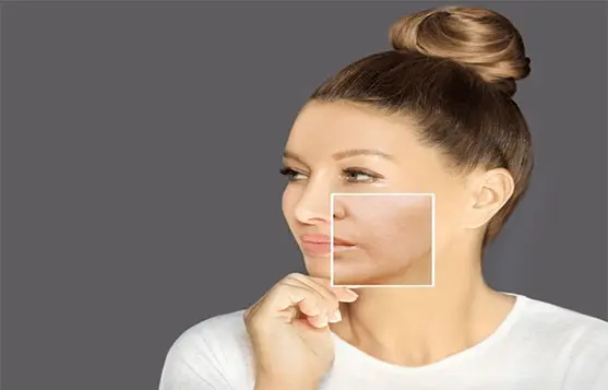 منتج تجميلي يحتوي على حمض الساليسيليك للبشرة، يُستخدم لتقشير البشرة الدهنية.